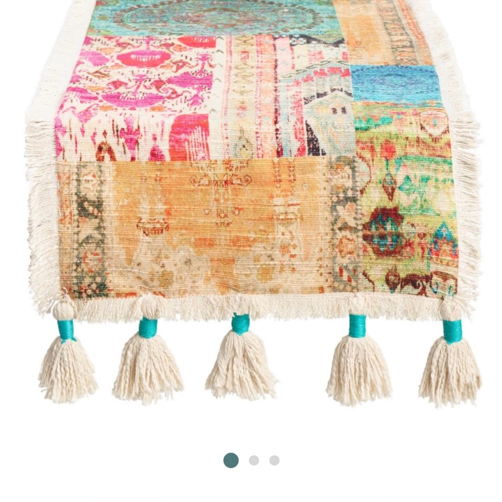 Cost Plus World Market Multicolor Table Runner